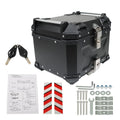 45L Black Motorcycle Top Case for Scooter (Waterproof, Trunk Storage)