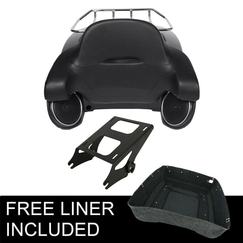 Trunk Pad Speakers for Harley Touring Road King (2014–2026)