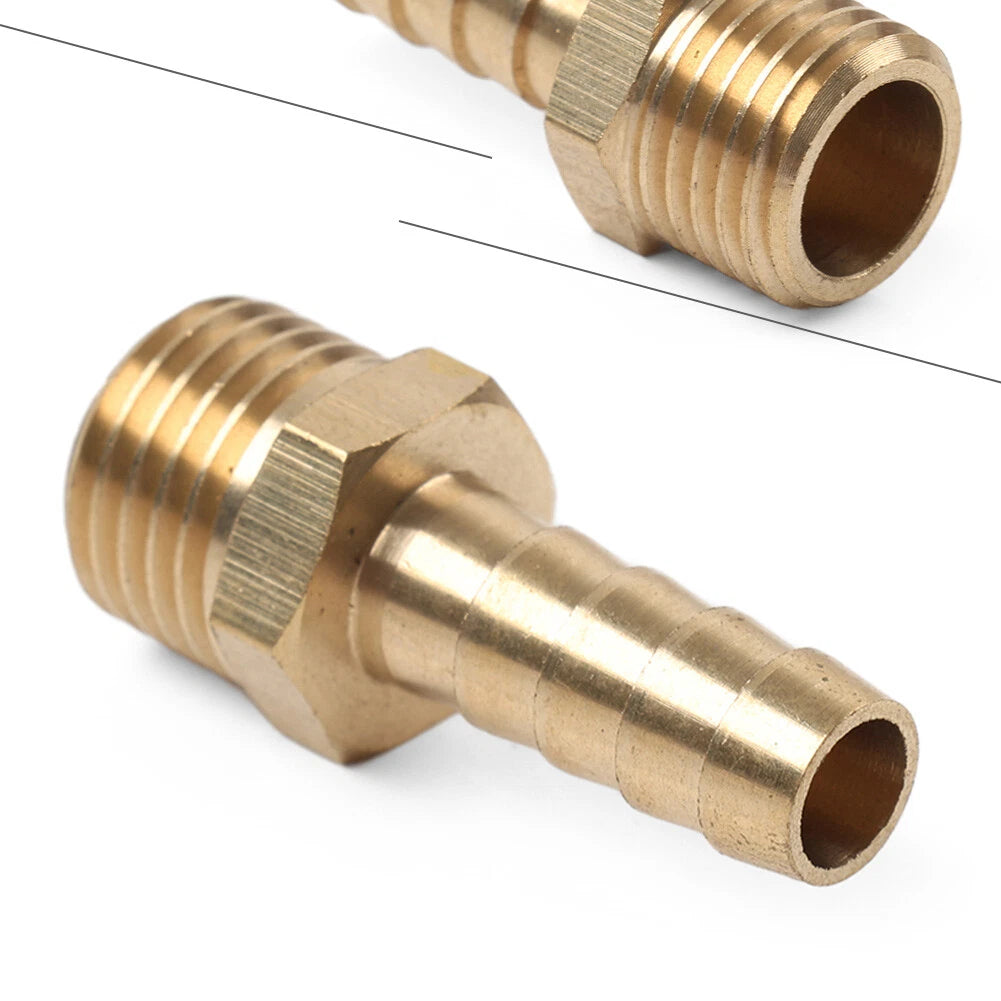 M14 Male Thread to 8mm Barb Hose Fitting Adapter Connector