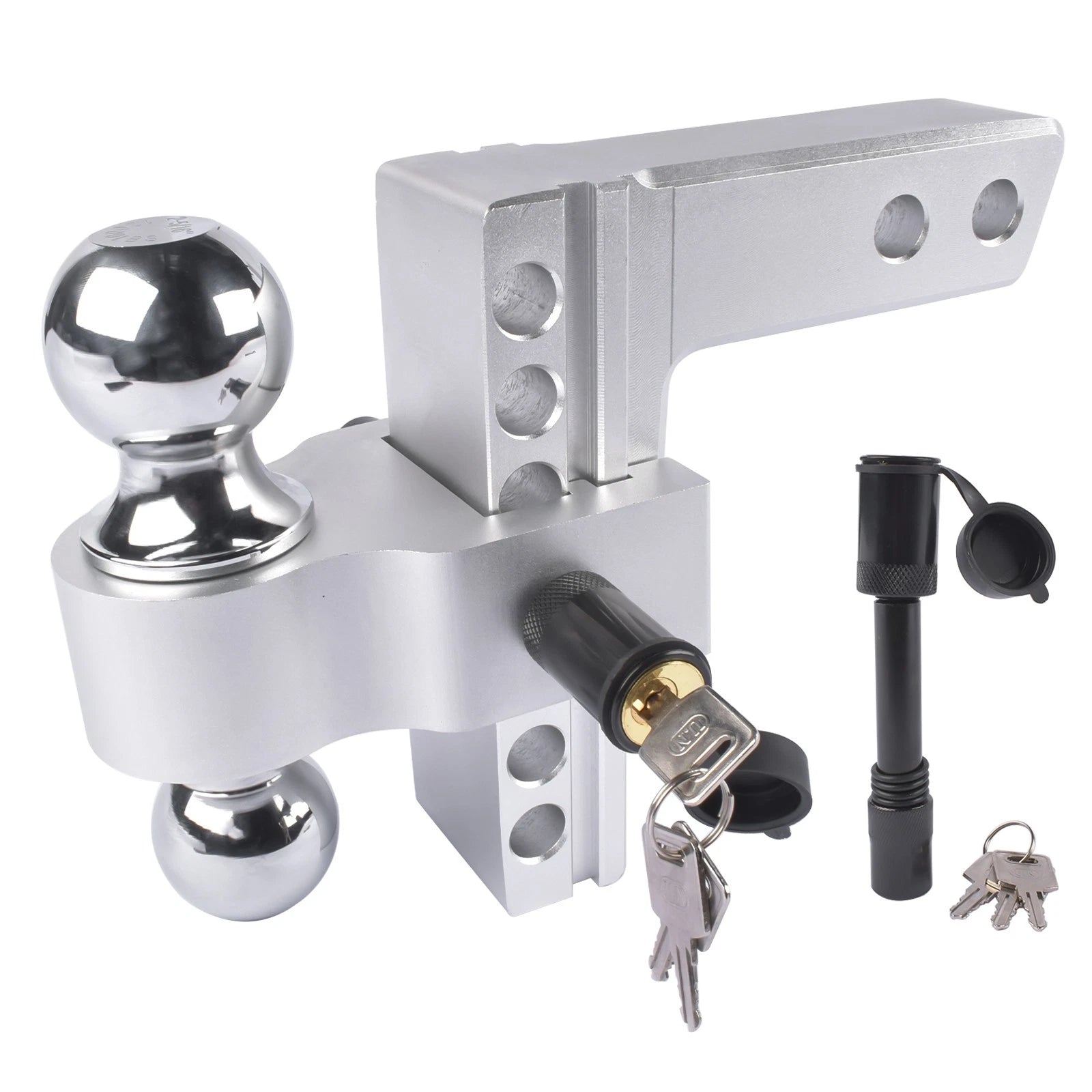 2" Receiver Adjustable Trailer Hitch for (Up to 12,500 LBS)