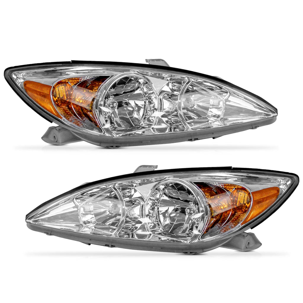 Set of 2 Headlights for Toyota Camry (2002–2004)