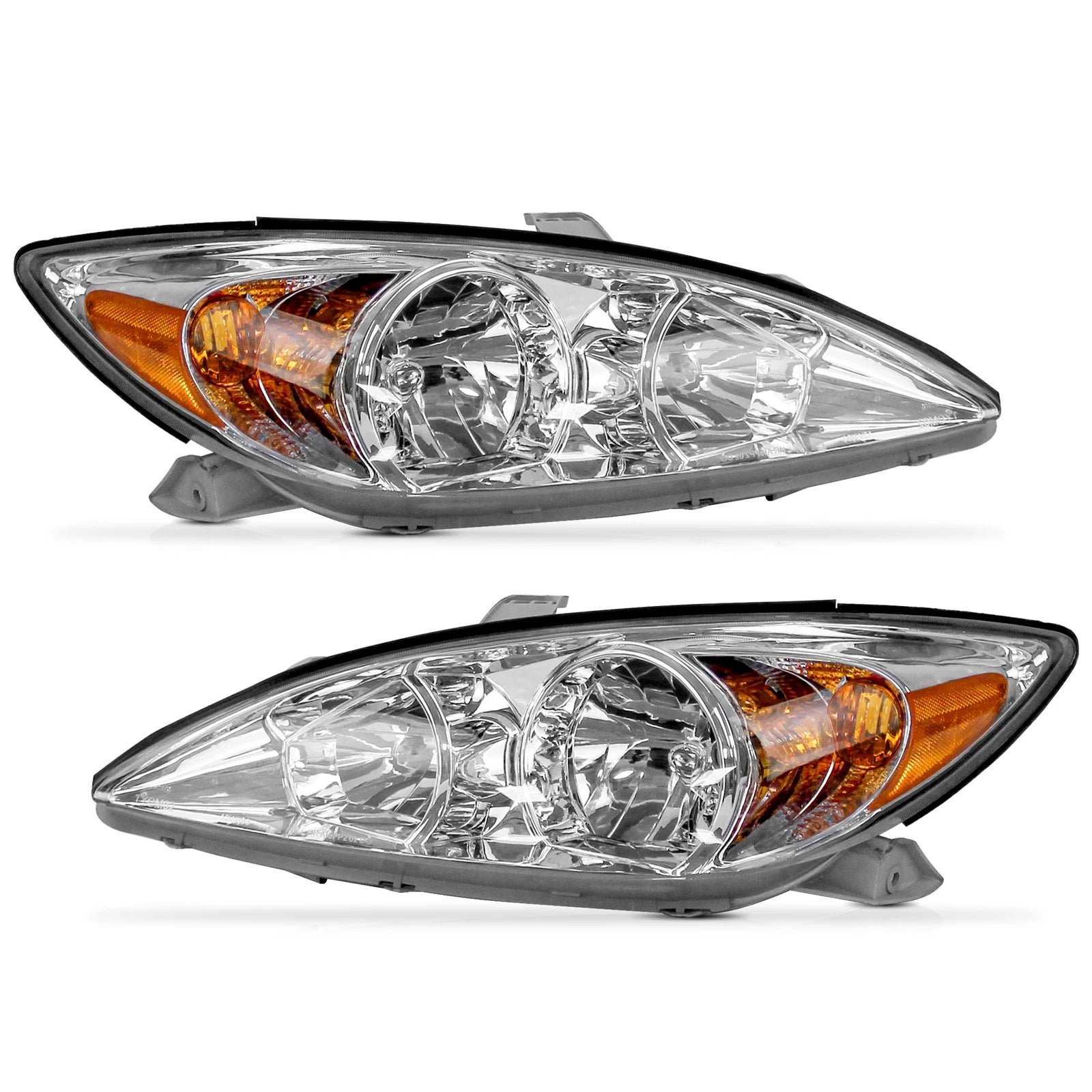Set of 2 Headlights for Toyota Camry (2002–2004)