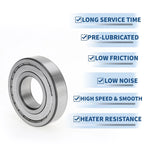 Deep Groove Ball Bearing 6312ZZ for Scooter Skateboard Wheel (P5)