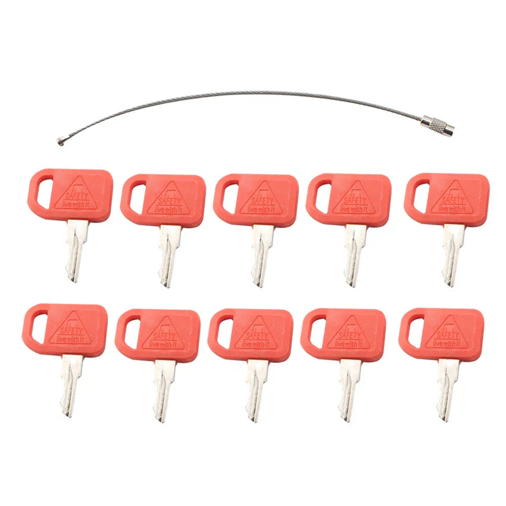 Key for John Deere Skid-Steer Loader 260 280 CT332 323D 323E  - 10 pcs