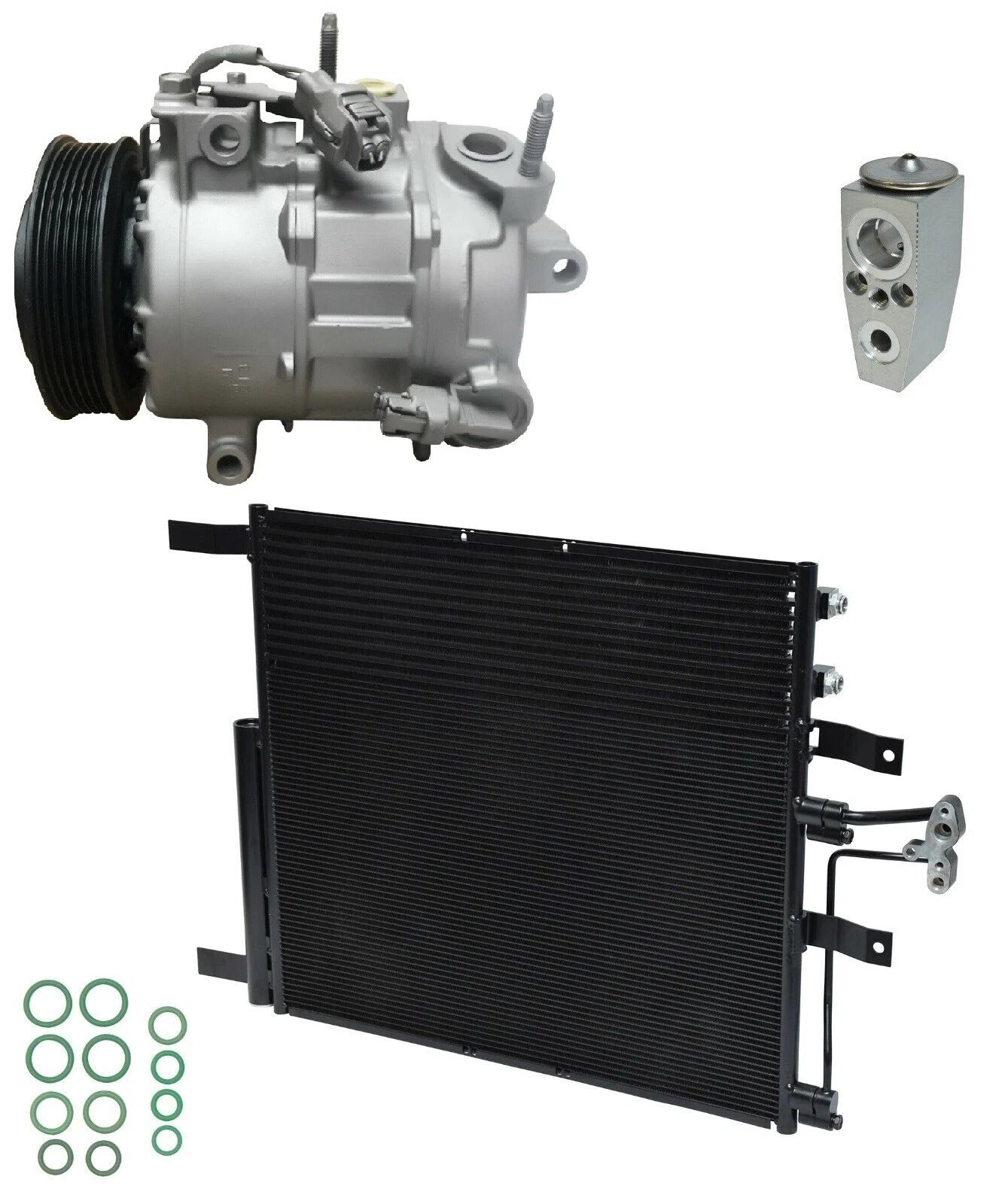 AC Compressor Kit With Condenser for Ram 1500 5.7L (2018–2018)