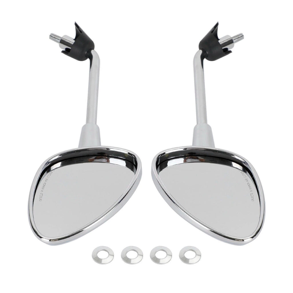 Chrome Mirror LH CM262001 RH CM262002 for Piaggio Vespa Sprint 125 150 (2014–Present)