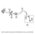 Front Driver Suspension Stabilizer Bar Link Kit for Dodge Jeep (OEM)