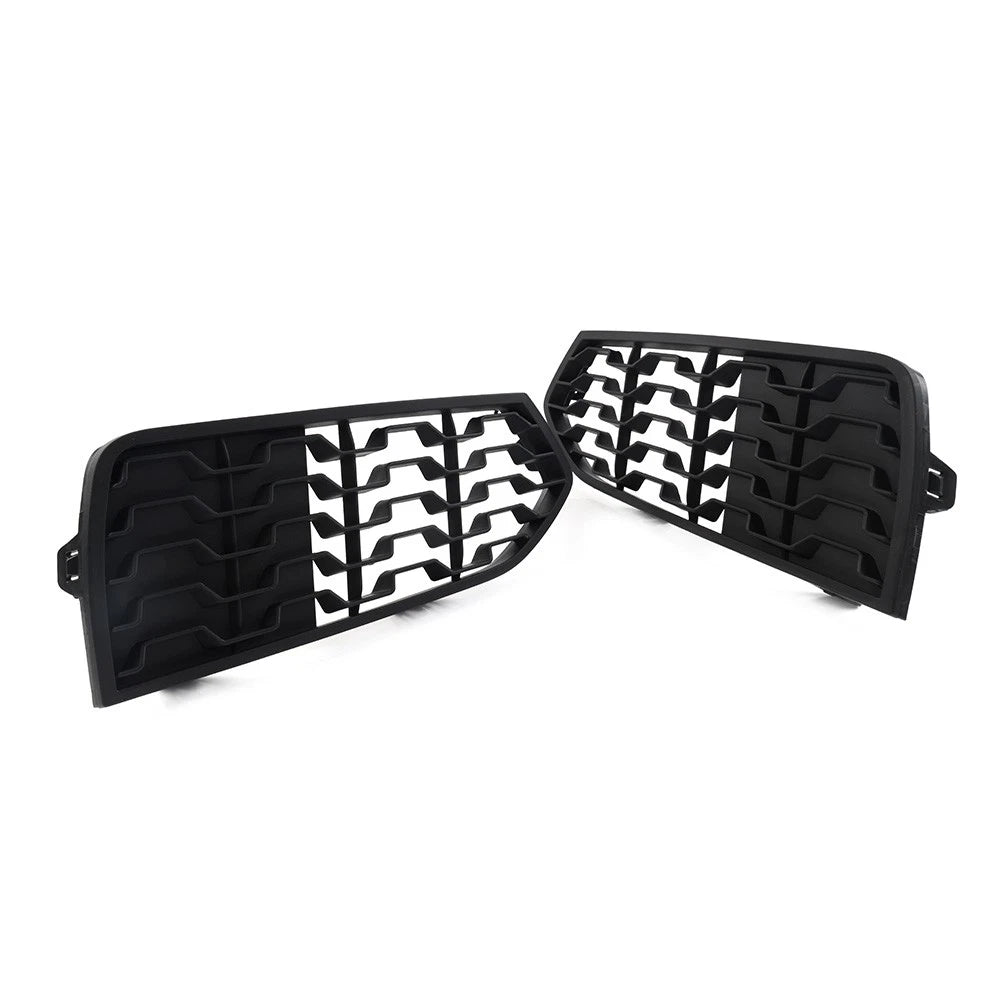 Closed Mesh Front Bumper Fog Light Grille for BMW 2 Series F22 F23 (2014–2021)
