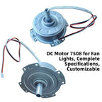 30W Brushless DC Inverter Fan Light Motor with Remote Control for