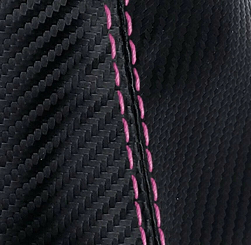 Manual Shift Boot for Chevrolet Camaro (1982–1992) Carbon Fiber Pink Stitch