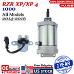 Starter Motor for Polaris RZR XP/XP 4 1000 (2014–2016) with Relay
