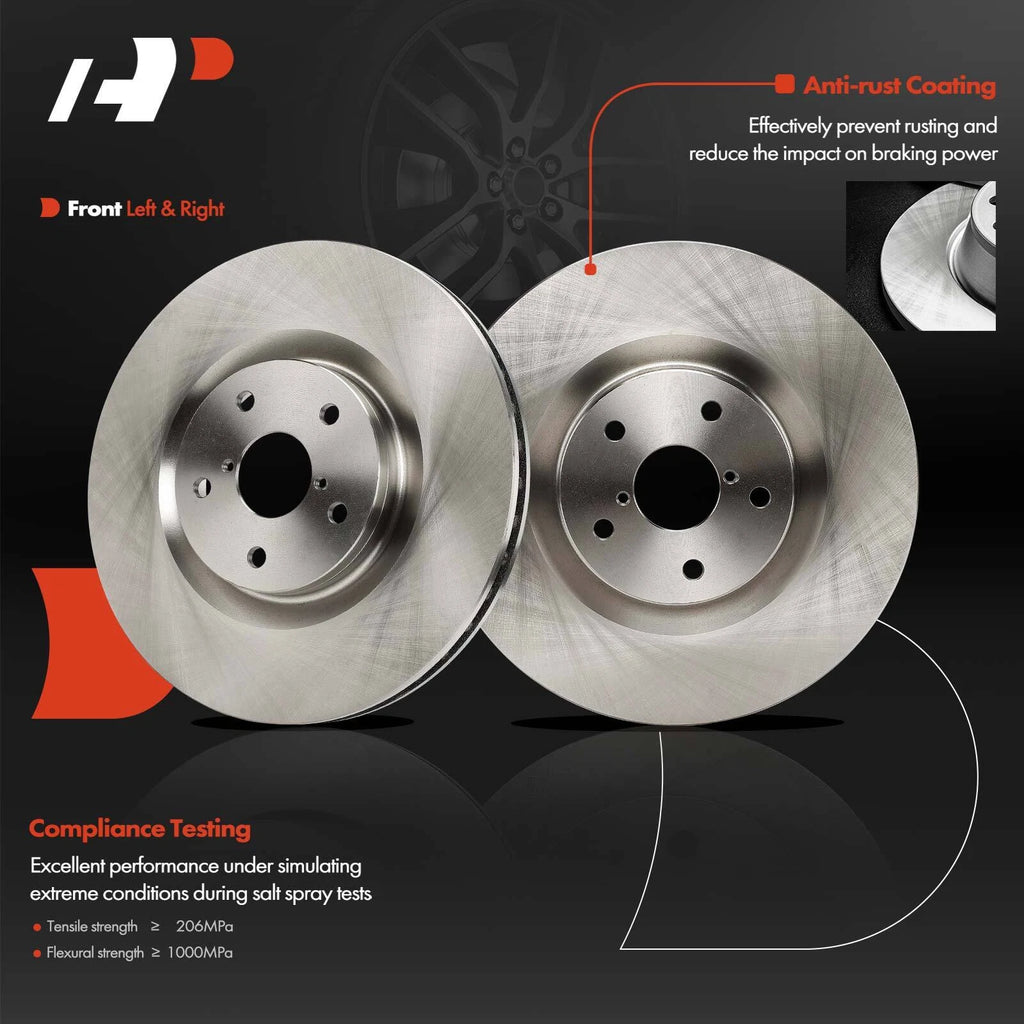 Front Disc Brake Rotors for Subaru Ascent (2019-2022)