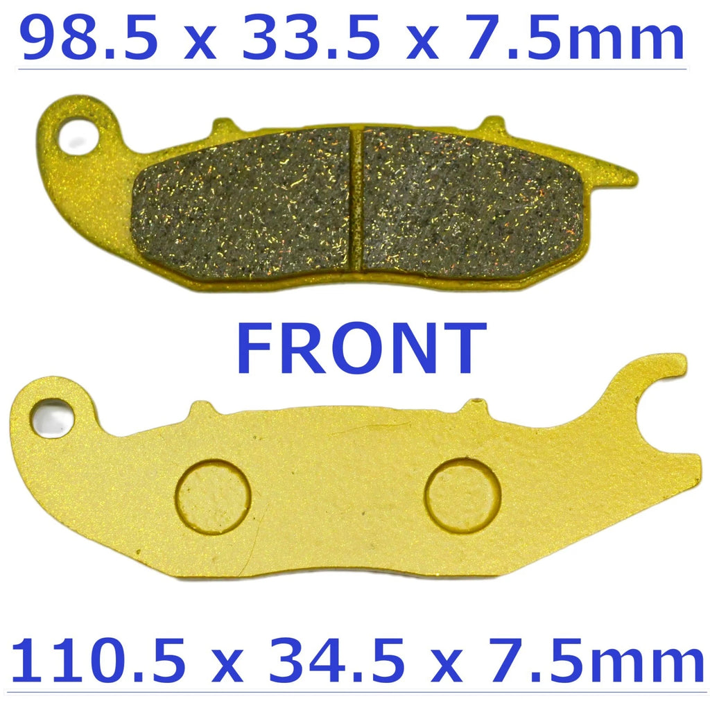 MC Front Rear Brake Pads for Honda CRF 250L (2013–2021)