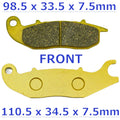 MC Front Rear Brake Pads for Honda CRF 250L (2013–2021)