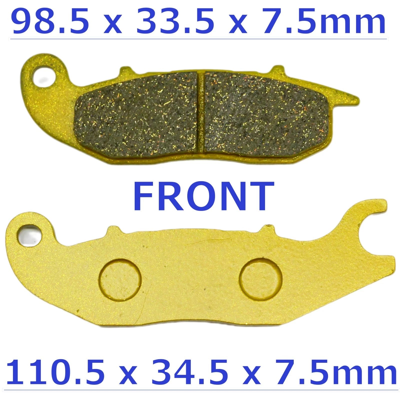 MC Front Rear Brake Pads for Honda CRF 250L (2013–2021)