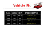 Front Drilled Slotted Rotors and Brake Pads for Honda Civic (2006-2011)