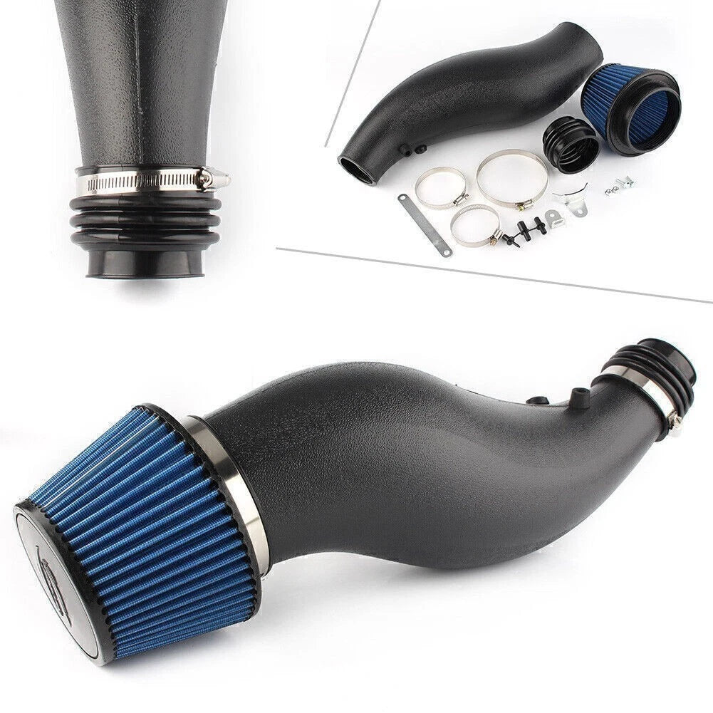 Air Intake Pipe for Honda Civic (1992–2000) W/Air Filter, ABS Black