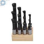 12 PCS 3/4" Boring Bar Set with Hard Alloy Head and 3/4" Shank