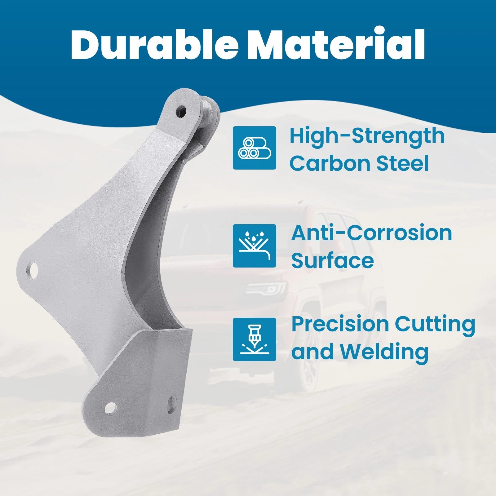 Front Heavy Duty Track Bar Drop Bracket for Ford F250 (1999–2004) 4WD 6-8" Lift