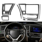 10 x Carbon Fiber Decal Set for Honda Civic 9th (2006–2011)