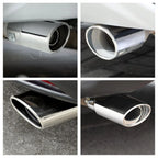 Set of 2 Exhaust Pipe Tip for Universal Vehicles (2.4")