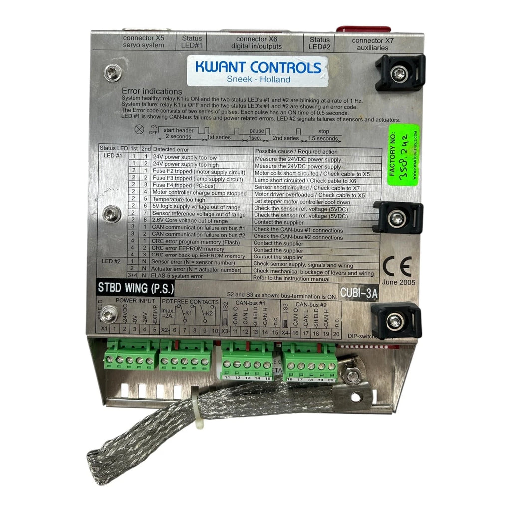 Kwant Controls 358.242 Error Indicator Module for