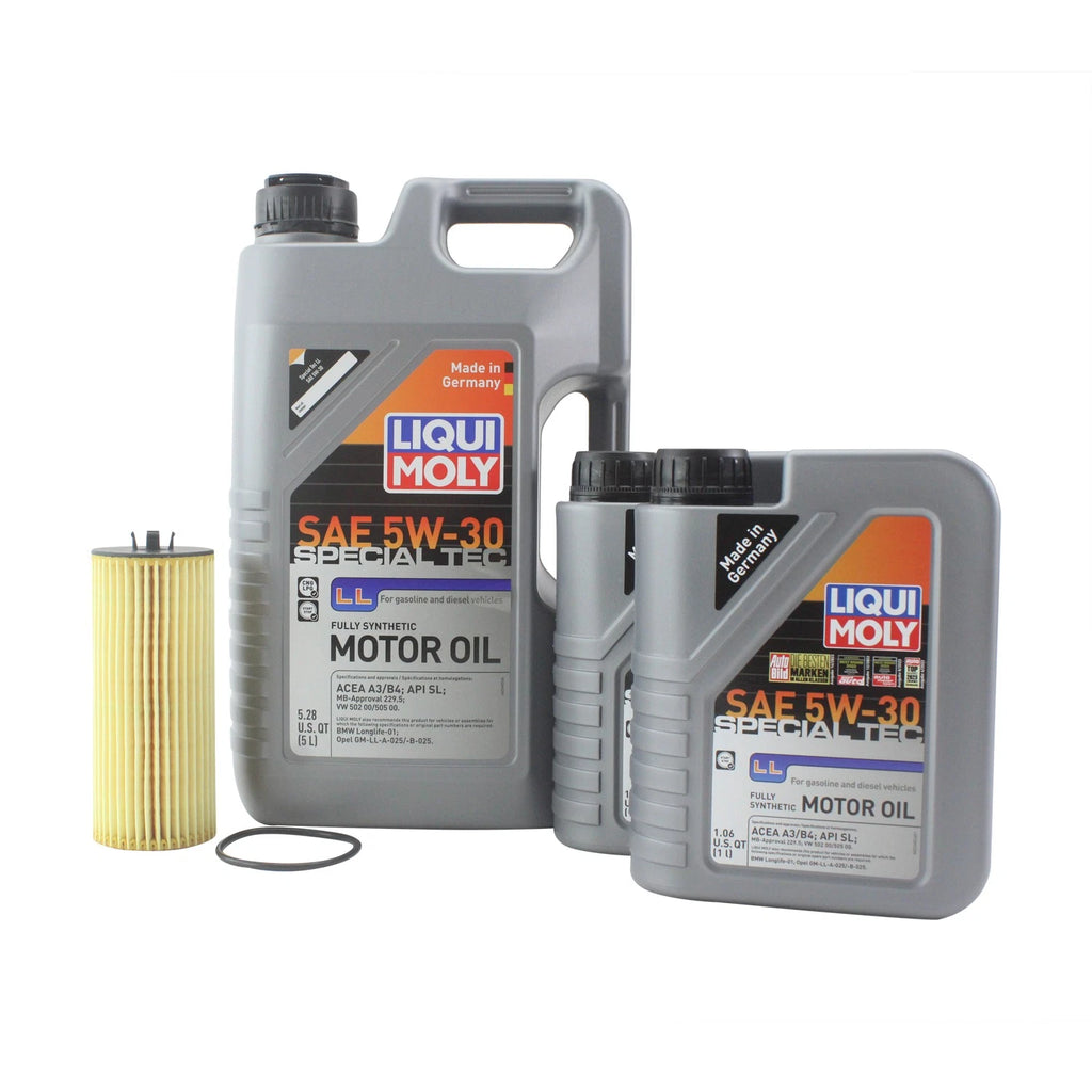 Liqui Moly Special Tec LL 5W-30 Oil Change Kit for Mercedes E350 (2010–2016)