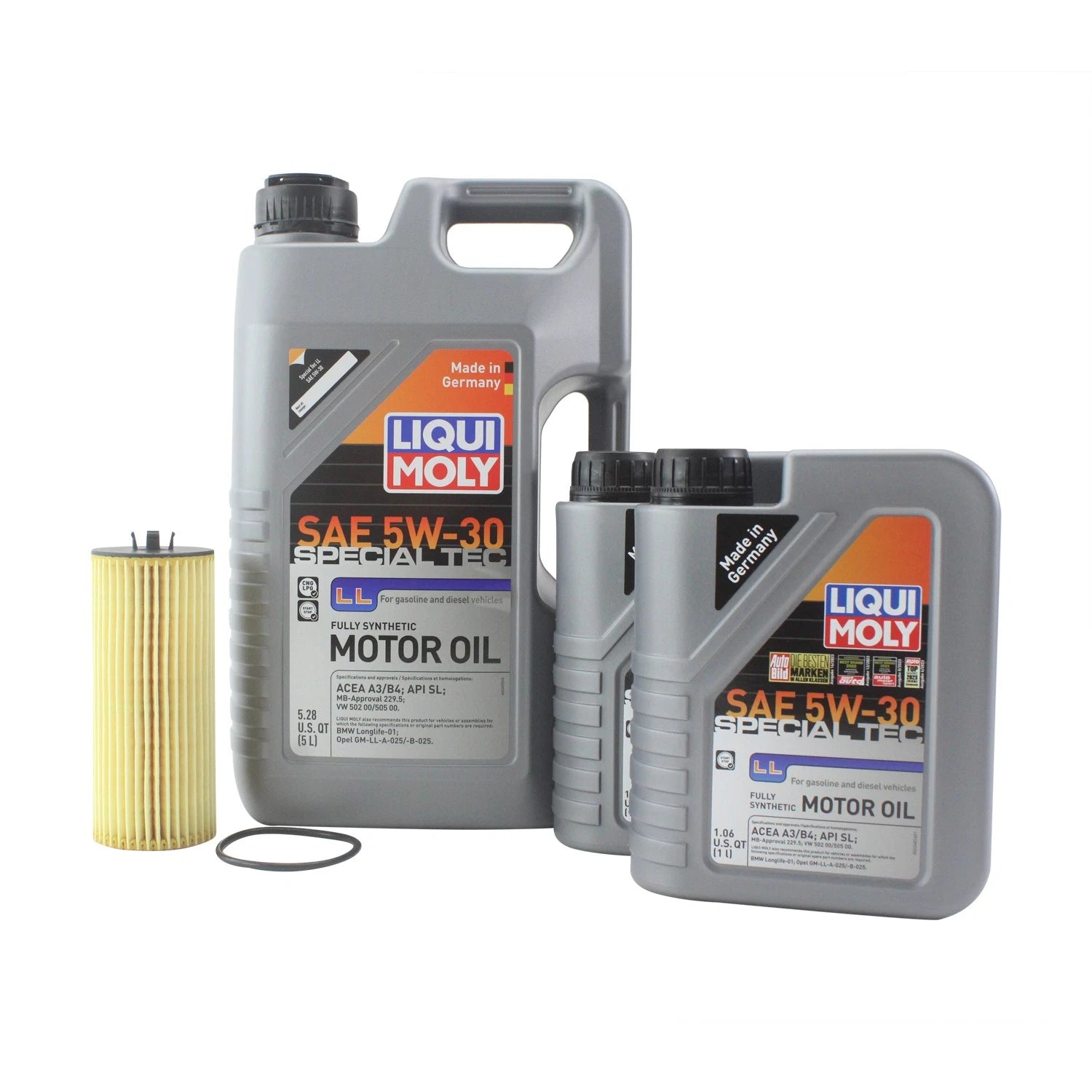 Liqui Moly Special Tec LL 5W-30 Oil Change Kit for Mercedes E350 (2010–2016)