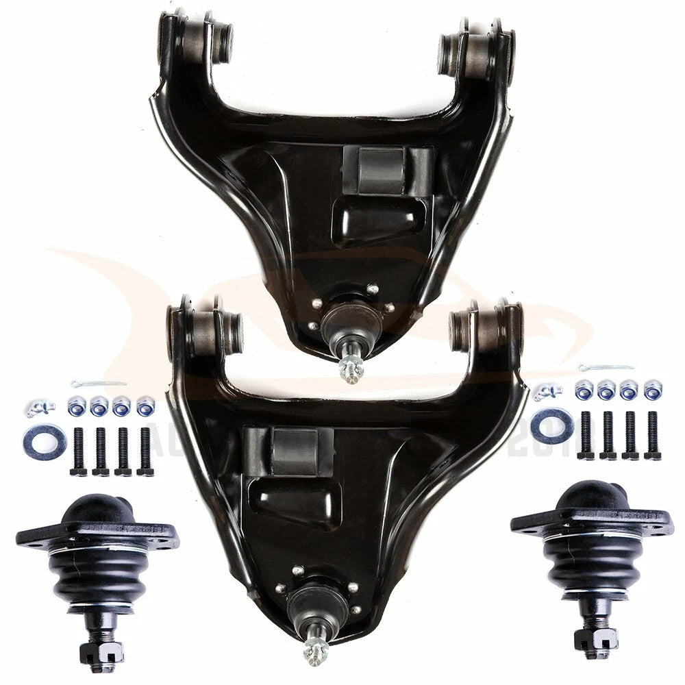 Set of 4 Upper Control Arm Lower Ball Joint Kit for Chevy S10 Blazer (1997–2005)
