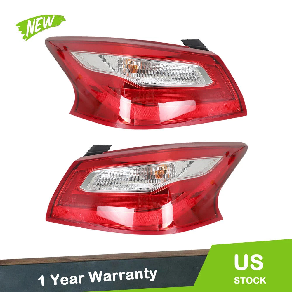 Set of 2 Red Rear Brake Tail Lights for Nissan Altima (2016–2018)