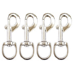 Set of 4 Zinc Alloy 3.5in Flag Swivel Snap Hooks for Flagpole Accessories