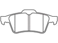 Rear Brake Pad Set for Mazda 5 (2008–2010, 2012–2014) BZ562XF