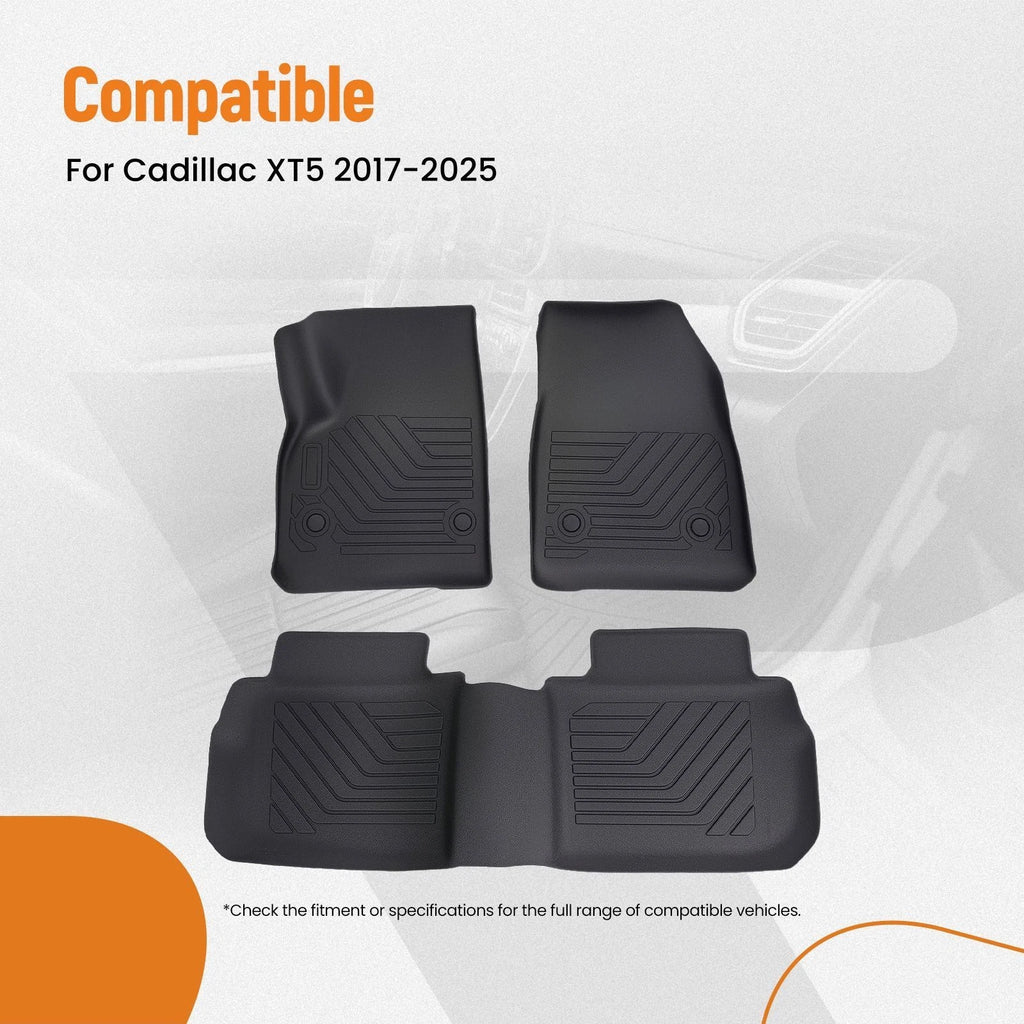 Set of 4 All-Weather Carpet Floor Mats for Cadillac XT5 (2017–2025)