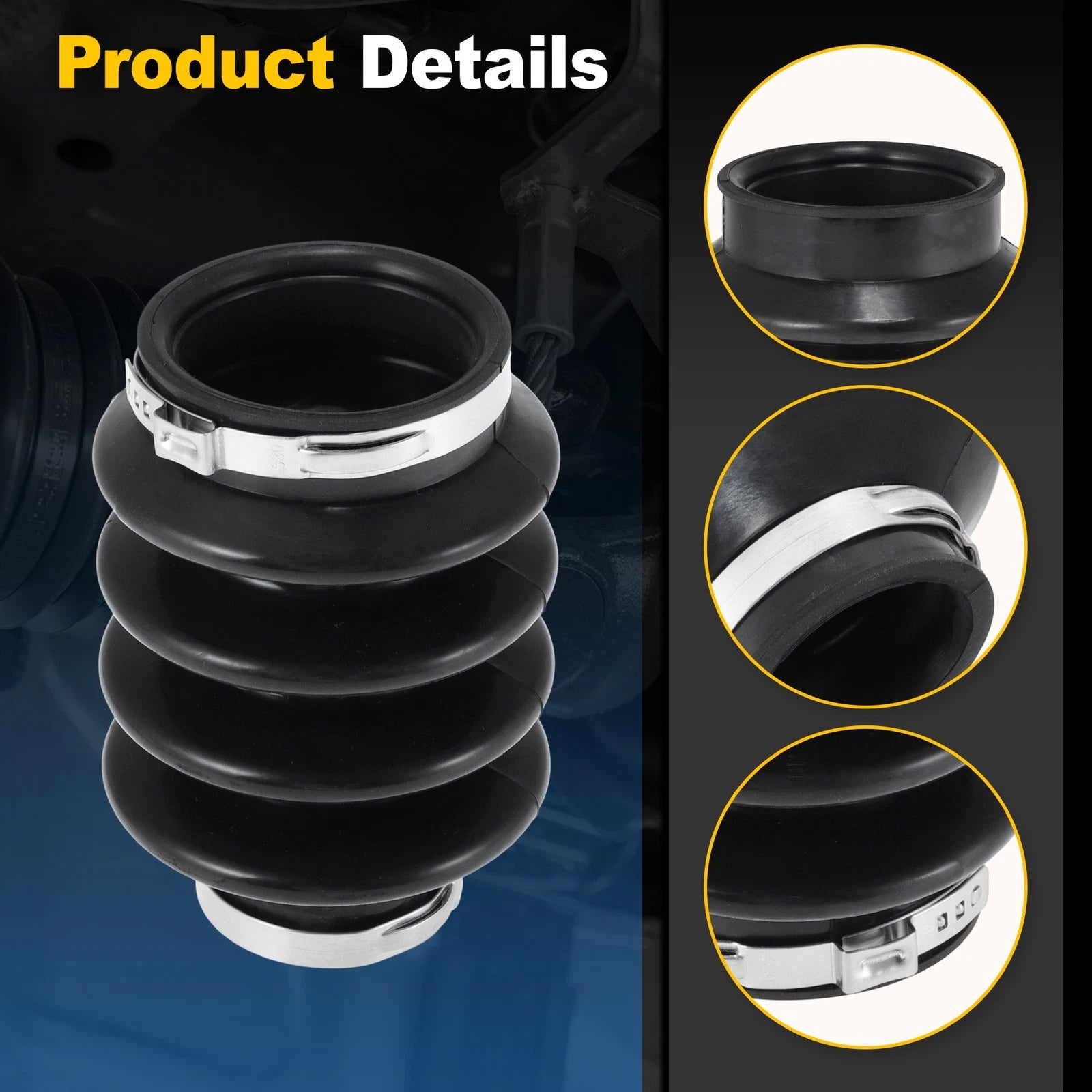Rear Driveshaft Rubber Boot for Ford E-Series F-Series (1992–2010) F81Z-4421-CA