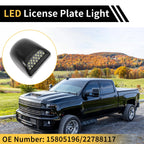 2X License Plate Light Tag Lamp for Chevrolet Silverado 