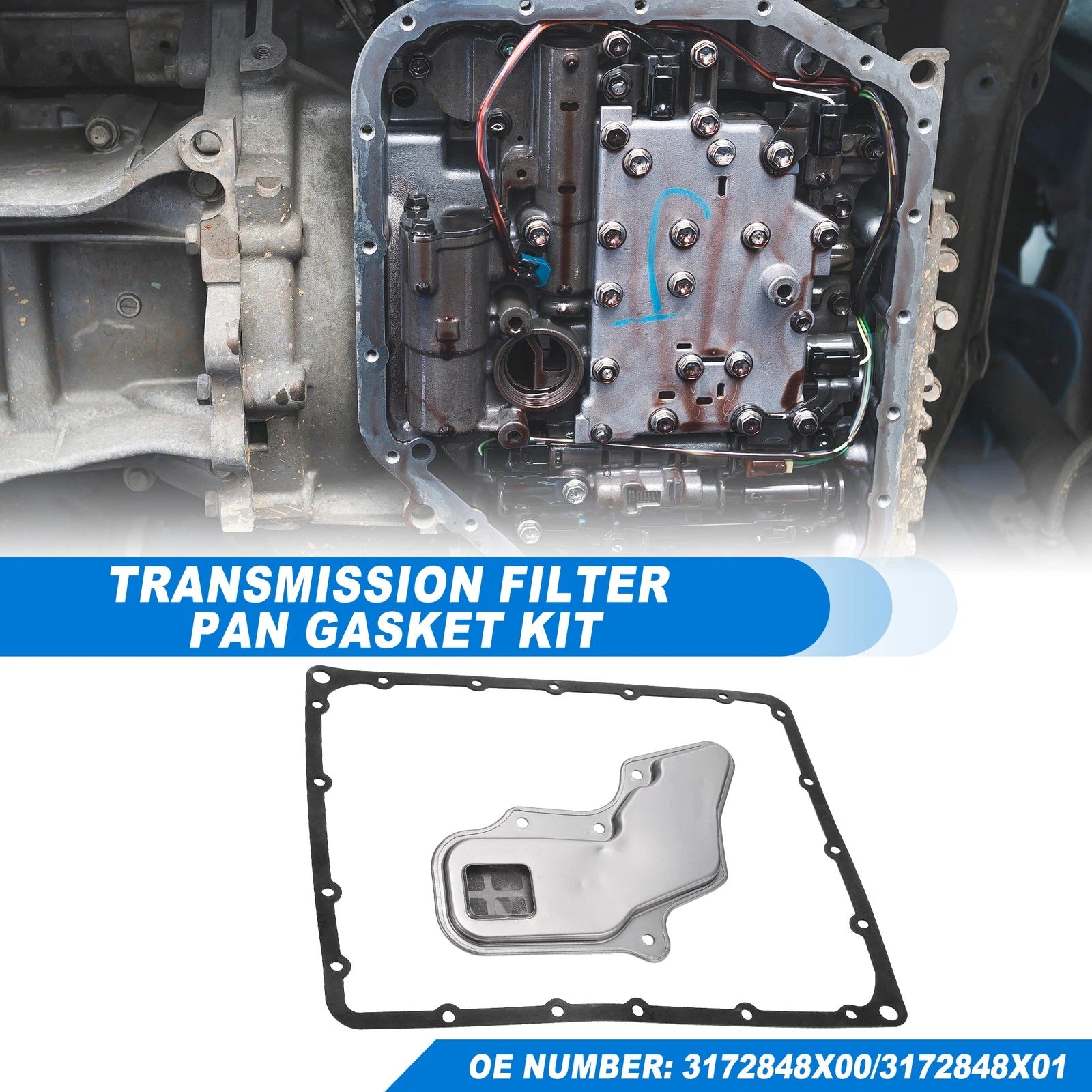 Auto Transmission Filter Oil Pan Gasket Kit for Nissan RE4R01A (No. 3172848X00)