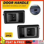Pair Interior Door Handles for Toyota Tacoma Corolla 4Runner Tercel