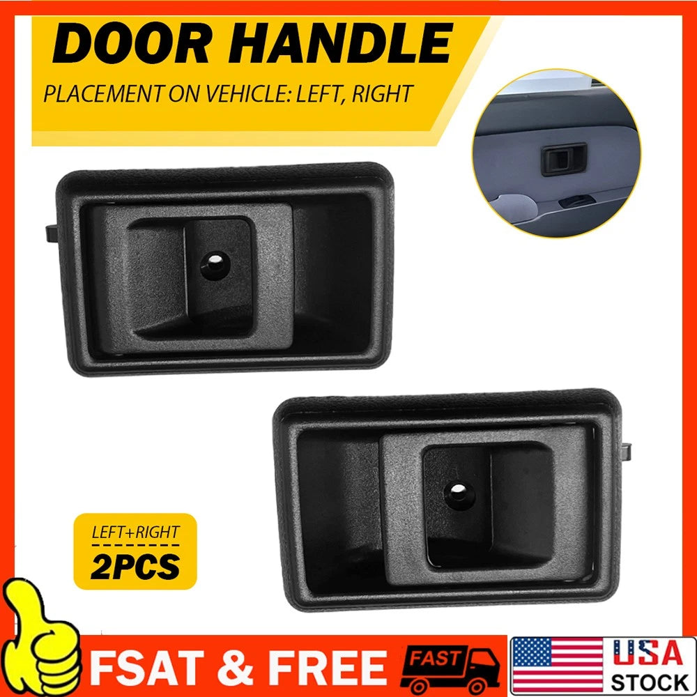 Pair Interior Door Handles for Toyota Tacoma Corolla 4Runner Tercel
