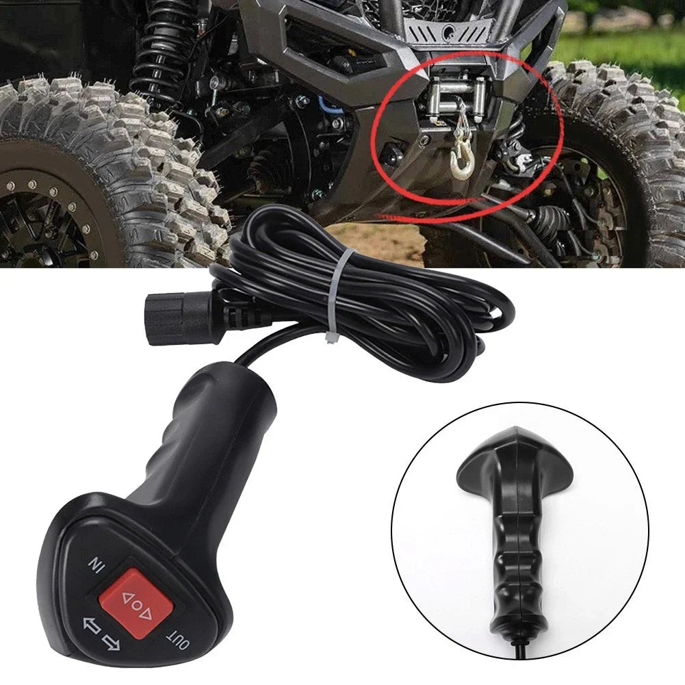 Handheld Electric Winch Remote Control for 3-Pin Interfaces