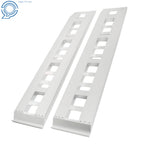 2Pcs 80" Aluminum Ramps for Truck Car Auto Trailer (6000 LBS Capacity)