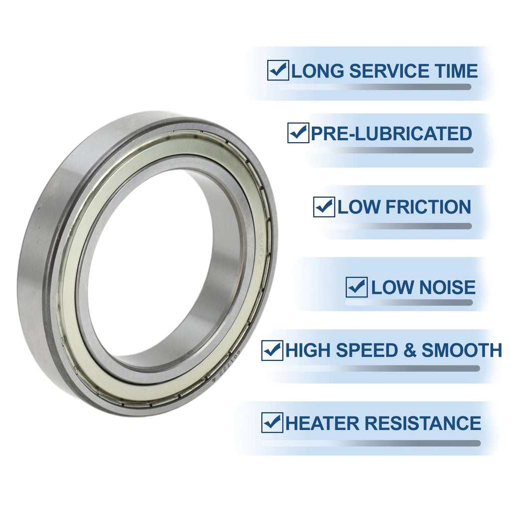 Deep Groove Ball Bearing 6017ZZ for Scooter Skateboard Wheel (85x130x22mm)
