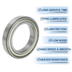Deep Groove Ball Bearing 6017ZZ for Scooter Skateboard Wheel (85x130x22mm)