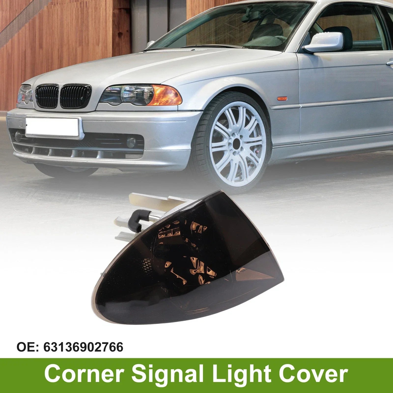 1Pc Right Corner Signal Light Cover for BMW 3 Series