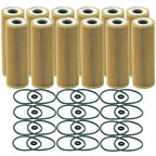 Set of 12 Engine Oil Filters for Ford Lincoln V6 Turbo