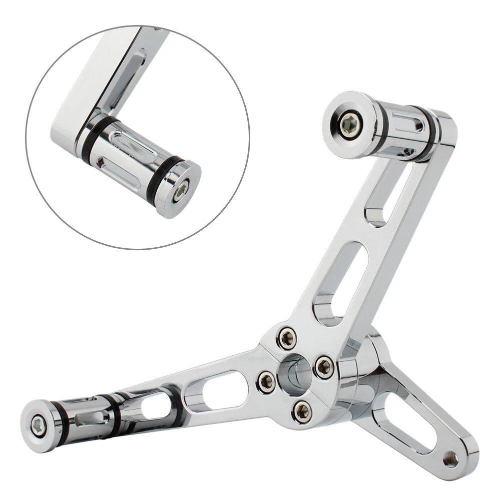 Front Foot Pegs Heel Toe Shifter Lever for Harley Sportster XL883 1200 (2004–2023)