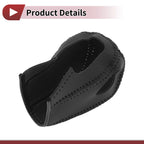 1 Pc Gear Shift Knob Cover for Ford Edge (2011–2014) Black Faux Leather