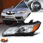 OE Style Projector Headlight for Acura RDX (2013–2015) - Left Driver Side, Chrome Housing