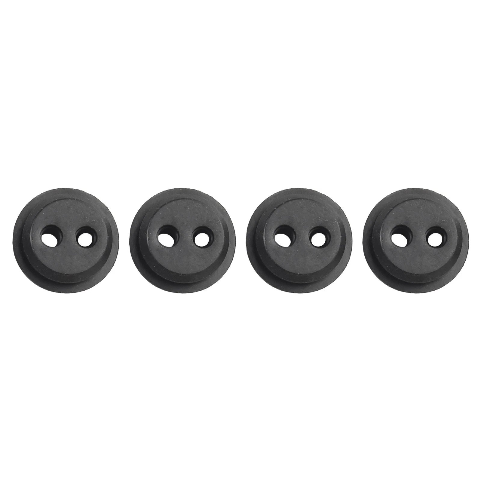 Set of 2 Rubber Fuel Tank Grommets with Line Pipe for Brush Cutter