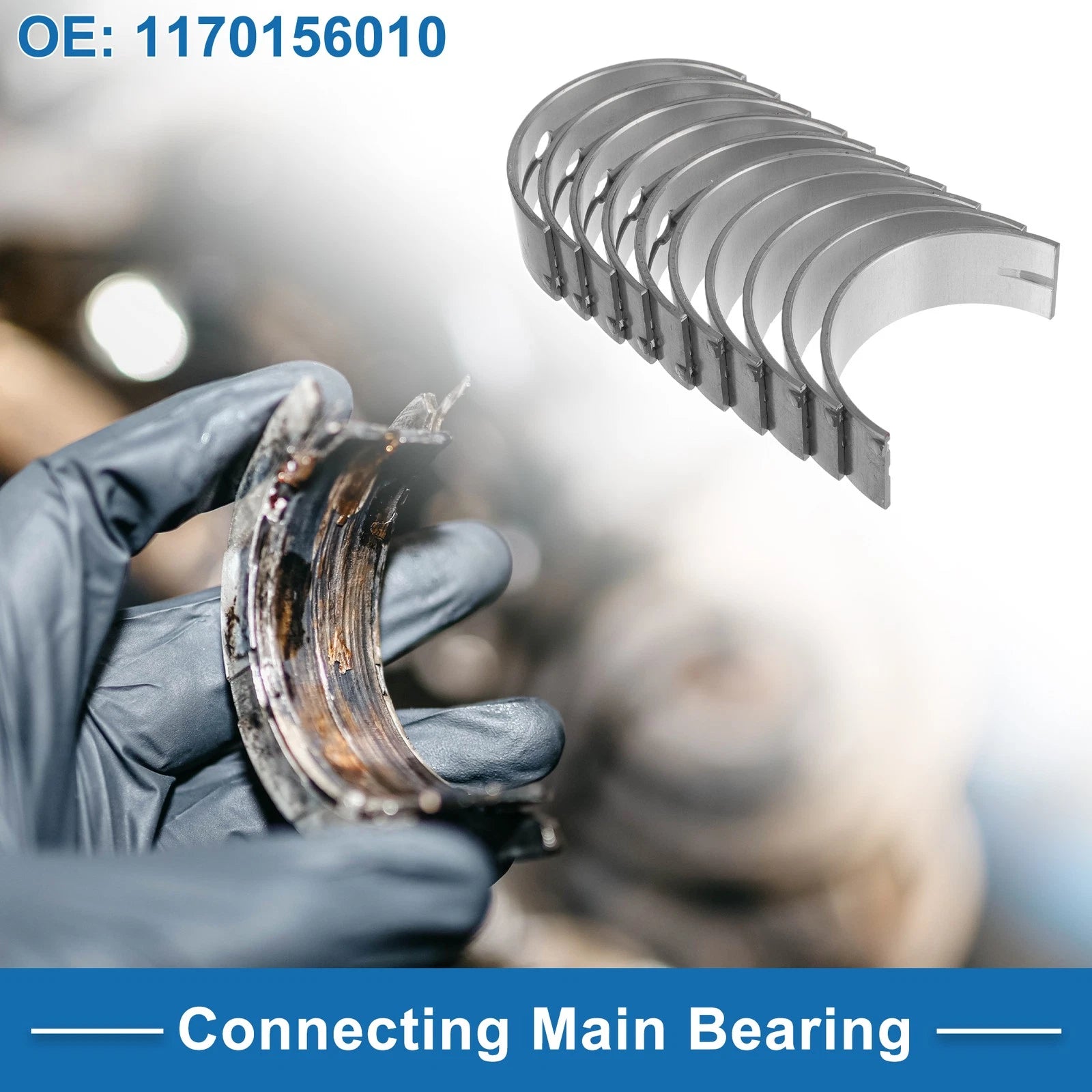 Main Bearing Set No. 1170156010 for Toyota Dyna (1984–1988)
