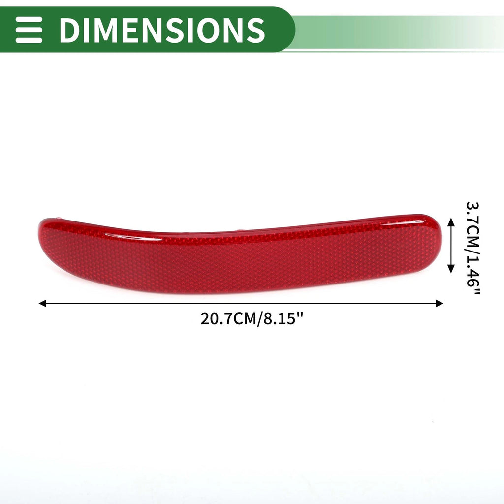 Bumper Reflector No. 51137240231 for BMW Mini Cooper Clubman R55 (2008–2014) Rear Left